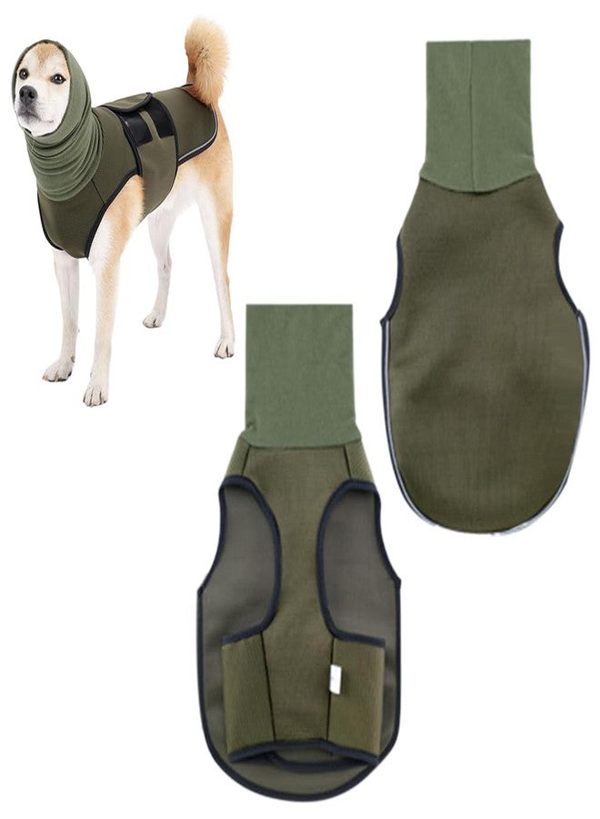 Qpets® Dog Clothes with Head Wrap, Comforting Dog Clothes All Season for Large Medium Breeds, Adjustable Hook and Loop Closure Dog Jacket for Calming Dog/Aid Sleep (Recommended Weight: 30-40KG) - Image 1
